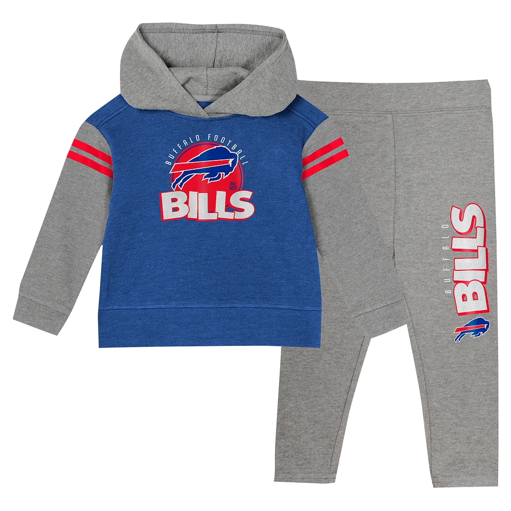 Toddler Buffalo Bills Club House Long Sleeve Hoodie Top and Leggings Two-Piece Set