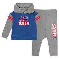 Toddler Buffalo Bills Club House Long Sleeve Hoodie Top and Leggings Two-Piece Set