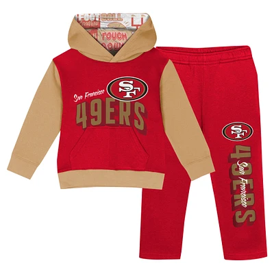 Toddler San Francisco 49ers Coin Toss Pullover Fleece Hoodie & Pants Set