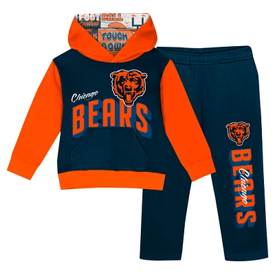 Toddler Chicago Bears Coin Toss Pullover Fleece Hoodie & Pants Set