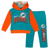 Toddler Miami Dolphins Coin Toss Pullover Fleece Hoodie & Pants Set