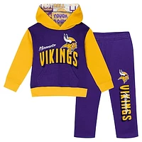 Toddler Minnesota Vikings Coin Toss Pullover Fleece Hoodie & Pants Set