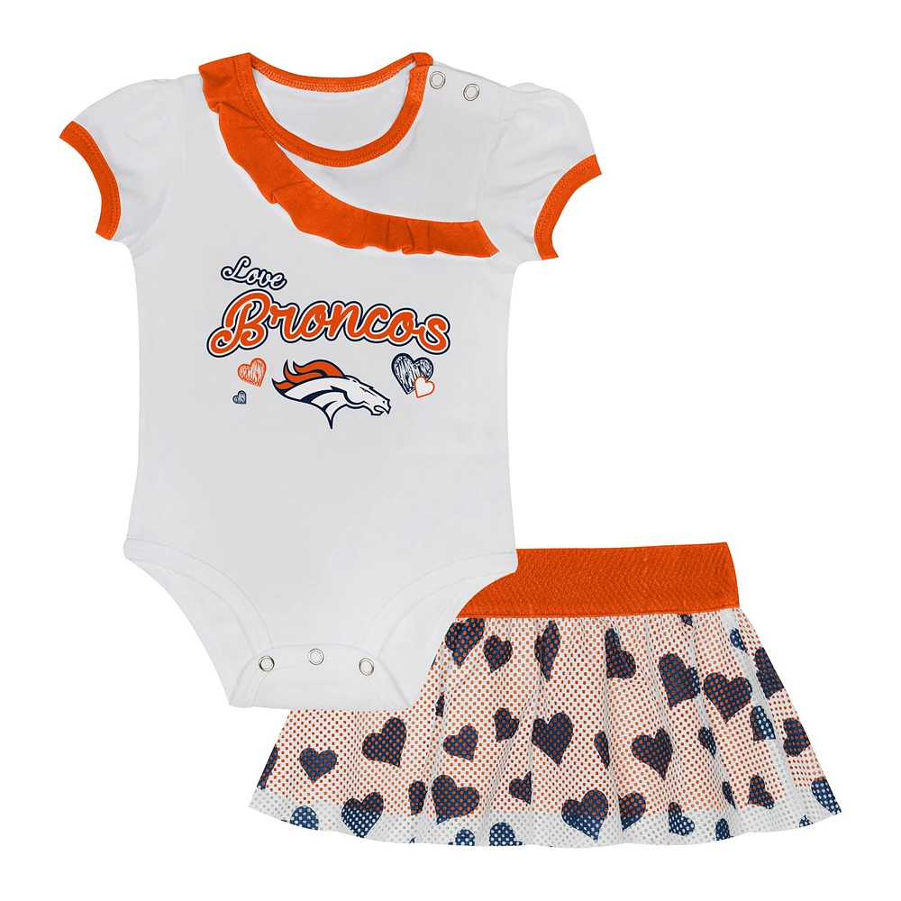 Infant  Denver Broncos Love My Team Bodysuit & Skirt Set