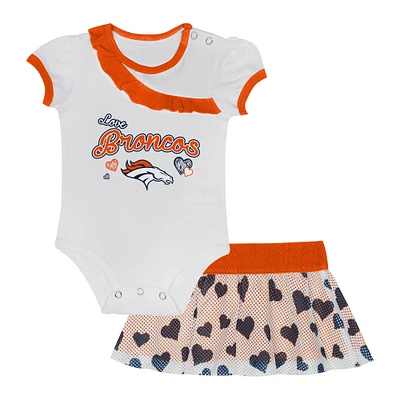 Infant  Denver Broncos Love My Team Bodysuit & Skirt Set