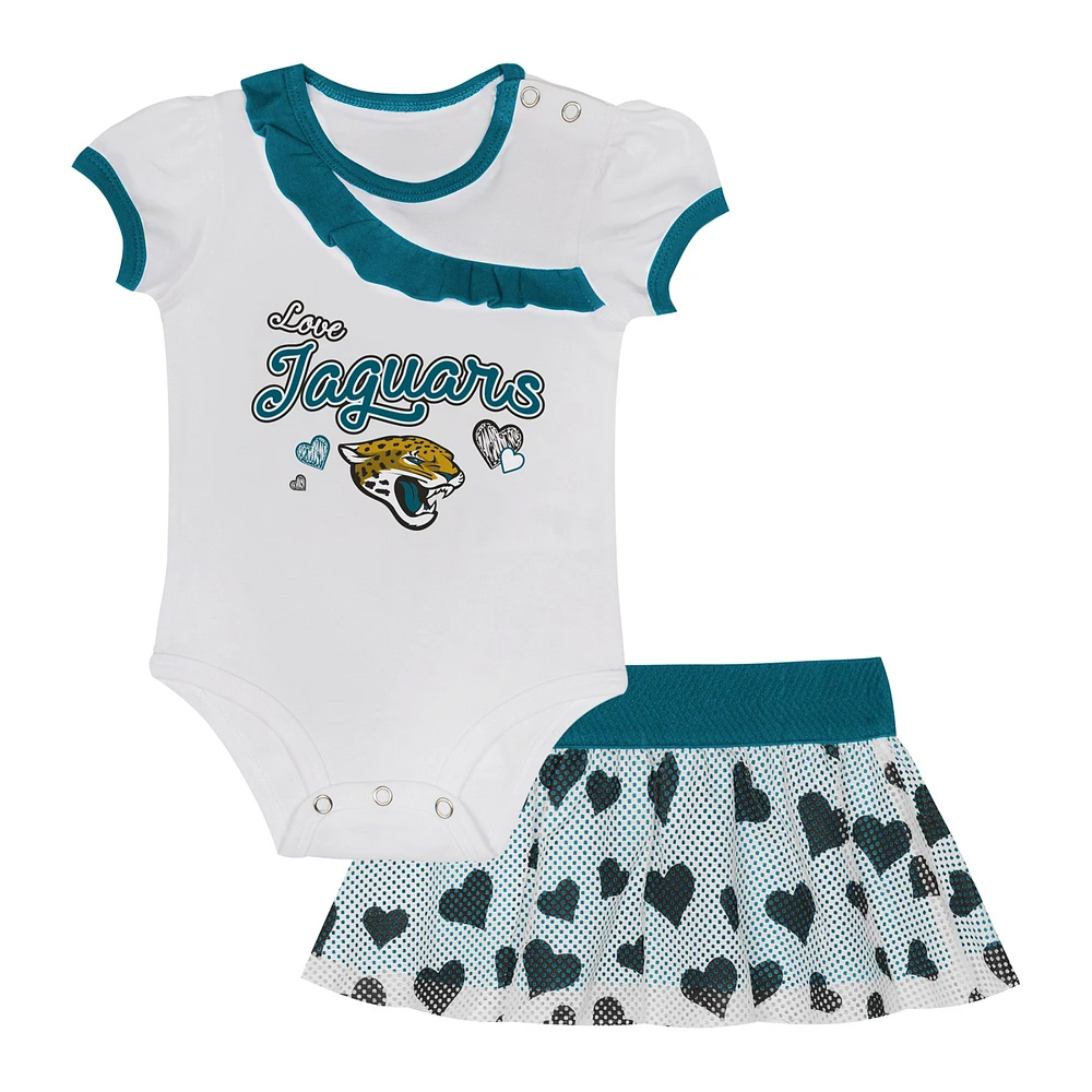 Infant  Jacksonville Jaguars Love My Team Bodysuit & Skirt Set