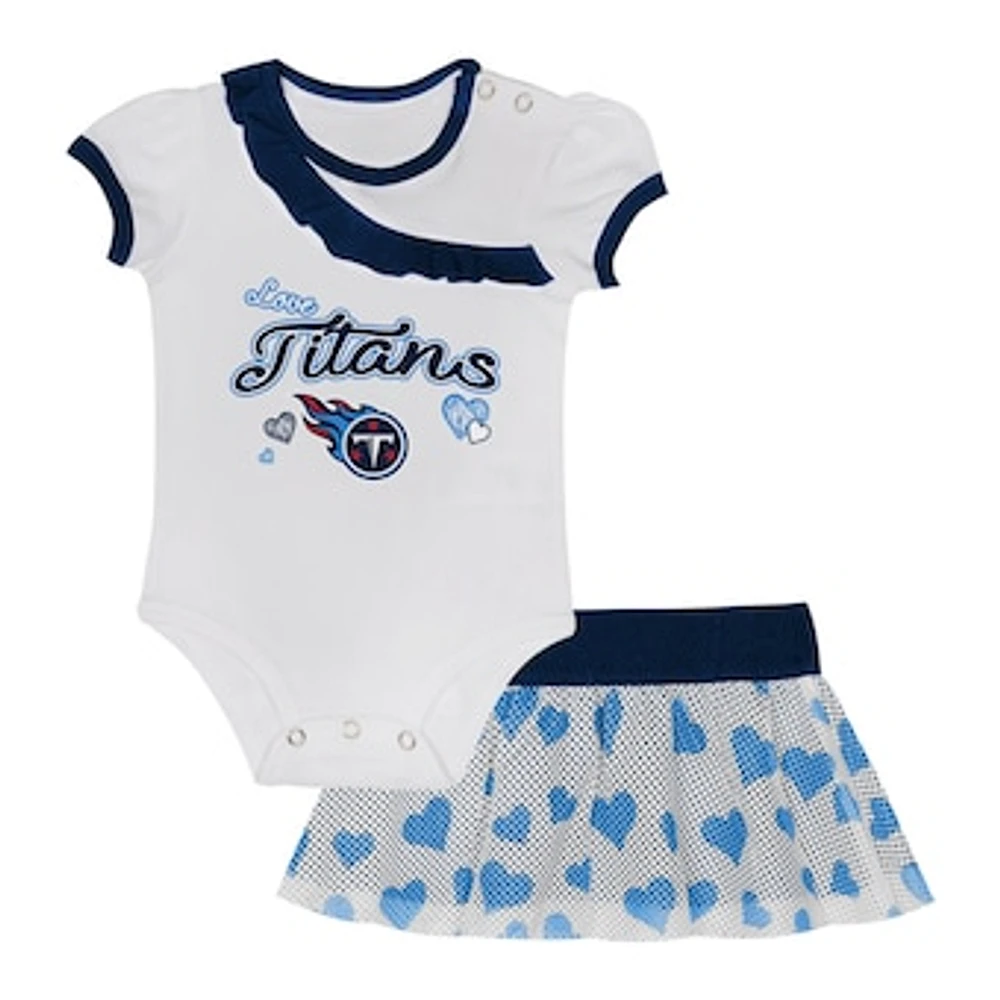 Infant  Tennessee Titans Love My Team Bodysuit & Skirt Set