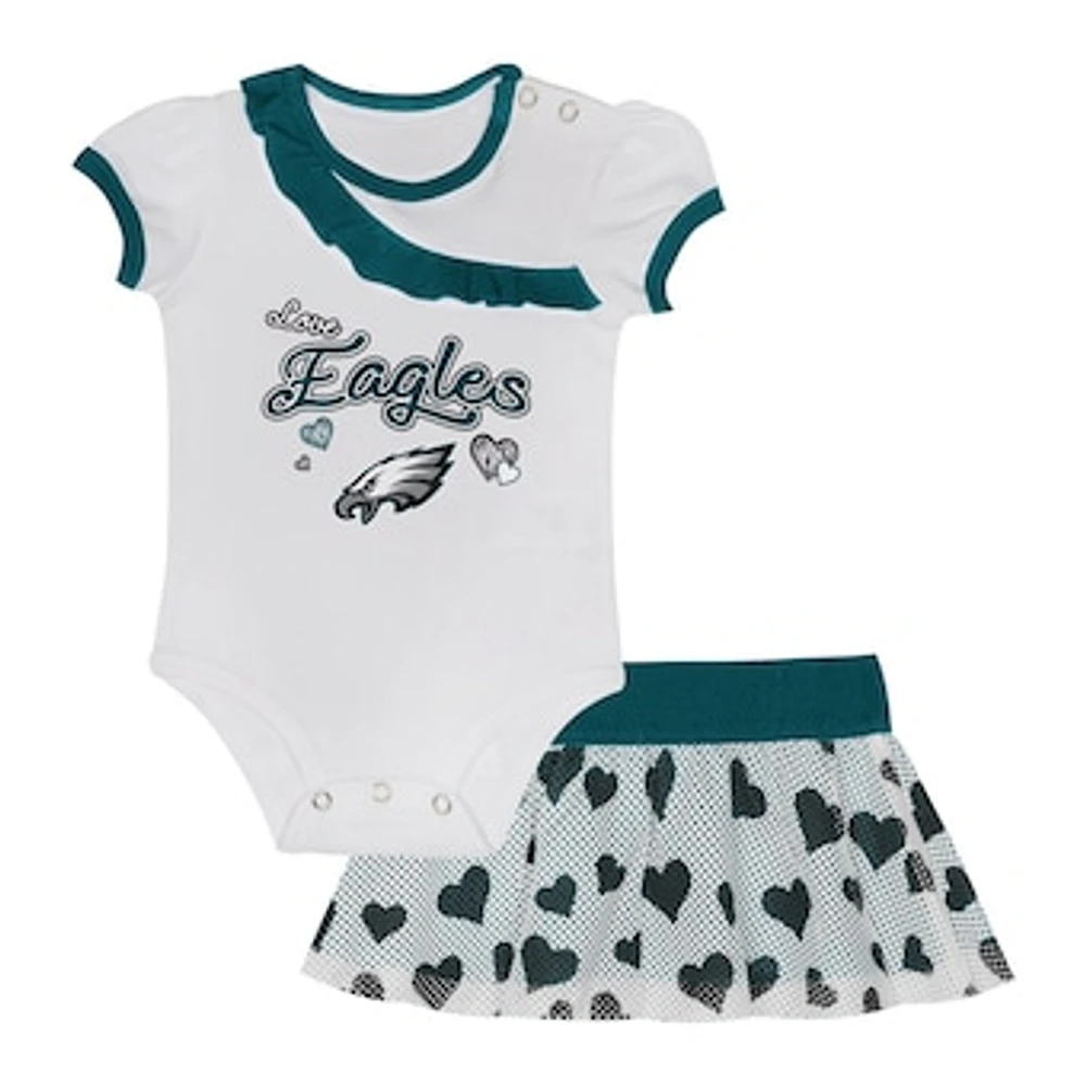 Infant  Philadelphia Eagles Love My Team Bodysuit & Skirt Set