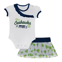 Newborn & Infant Seattle Seahawks Love My Team Bodysuit Skirt Set