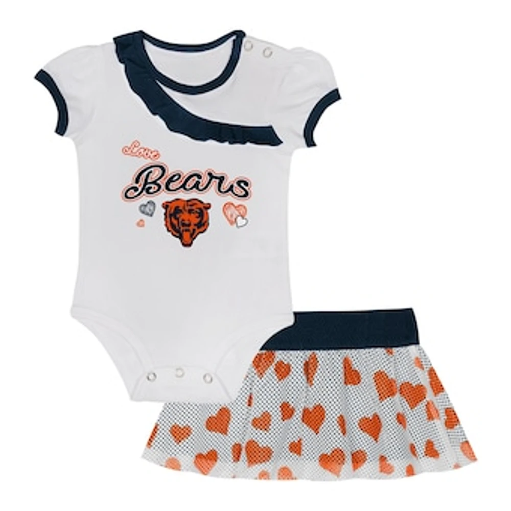 Newborn & Infant Chicago Bears Love My Team Bodysuit Skirt Set