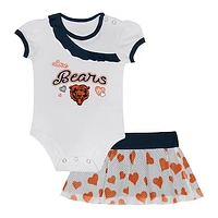 Newborn & Infant Chicago Bears Love My Team Bodysuit Skirt Set