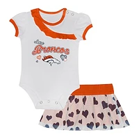 Newborn & Infant Denver Broncos Love My Team Bodysuit Skirt Set