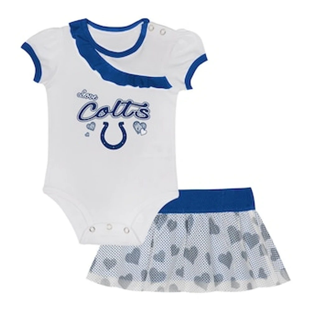 Newborn & Infant Indianapolis Colts Love My Team Bodysuit Skirt Set