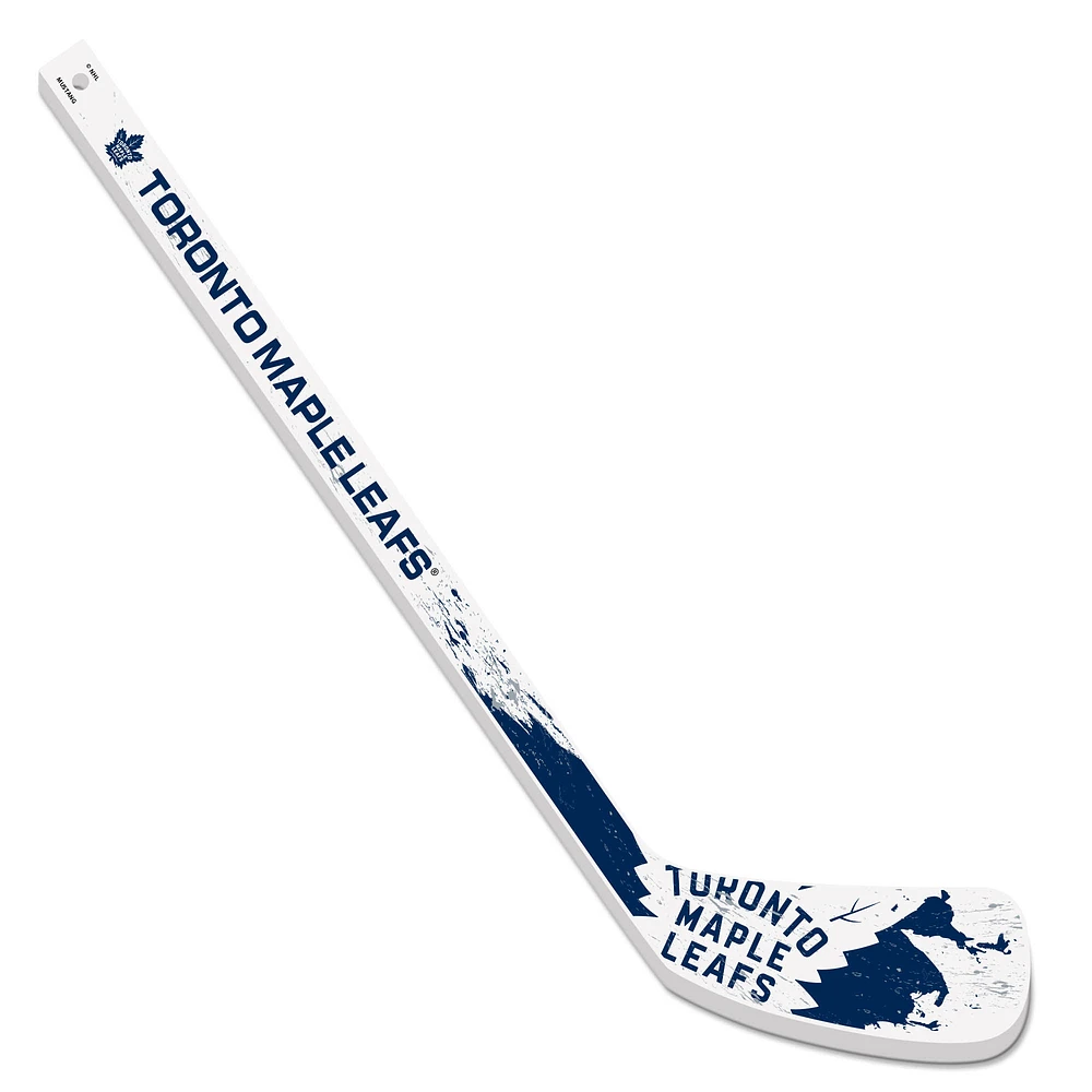 Toronto Maple Leafs Splatter Mini Hockey Stick