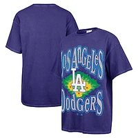 Women's '47 Navy Los Angeles Dodgers Flashing Lights Boyfriend T-Shirt