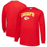 Men's Fanatics Red Kansas City Chiefs Big & Tall Thermal Long Sleeve T-Shirt