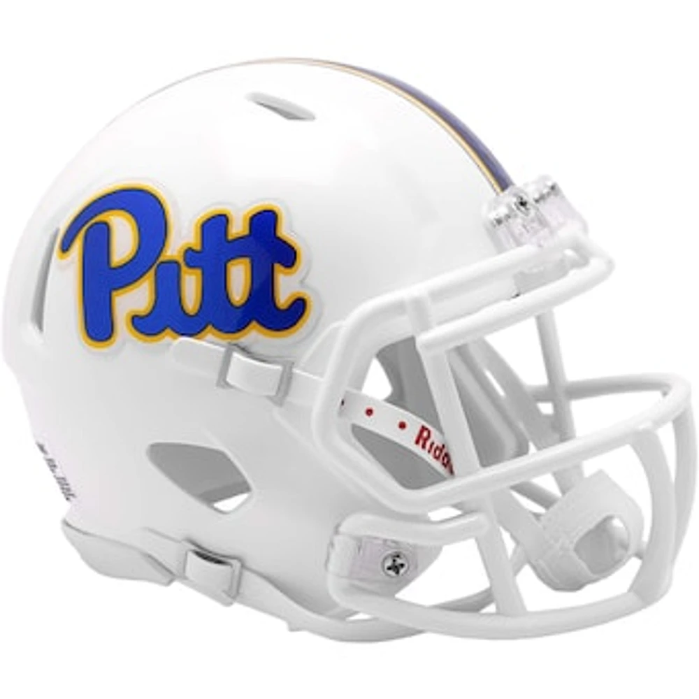 Pitt Panthers Riddell White Speed Mini Helmet