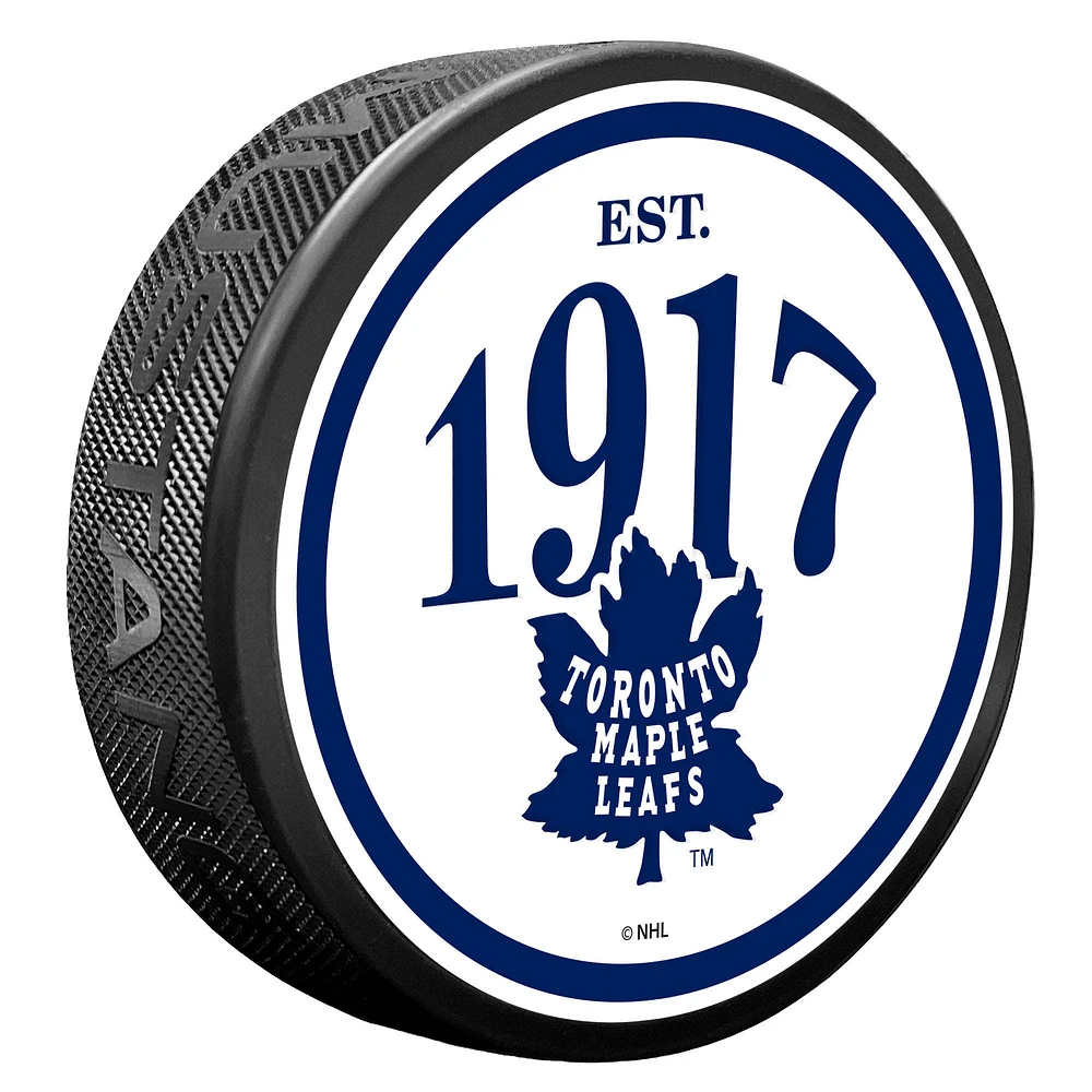 Toronto Maple Leafs Founding Year Puck