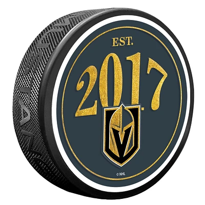 Vegas Golden Knights Founding Year Puck
