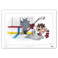 Tasmanian Devil Ottawa Senators 24" x 36" Looney Tunes Fine Art Print - Limited Edition
