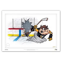 Tasmanian Devil Pittsburgh Penguins 24" x 36" Looney Tunes Fine Art Print - Limited Edition