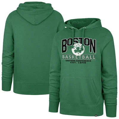 Men's '47 Kelly Green Boston Celtics Big & Tall Good Call Headline Pullover Hoodie