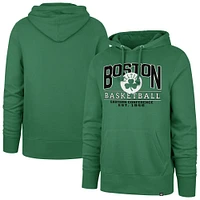 Men's '47 Kelly Green Boston Celtics Big & Tall Good Call Headline Pullover Hoodie