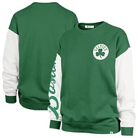 Women's '47 Kelly Green Boston Celtics Plus Oversized Rise Andie Pullover Sweatshirt