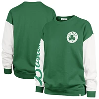 Women's '47 Kelly Green Boston Celtics Plus Oversized Rise Andie Pullover Sweatshirt