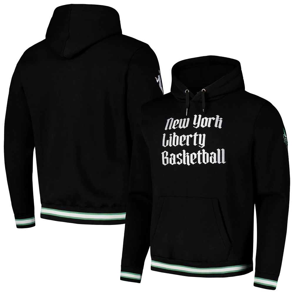 Unisex Black New York Liberty Premium Pullover Hoodie