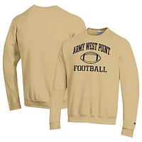 Men's Champion Gold Army Black Knights Football Icon Pullover Sweatshirt