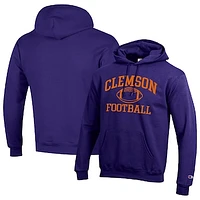 Men's Champion Clemson Tigers Football Icon Pullover Hoodie
