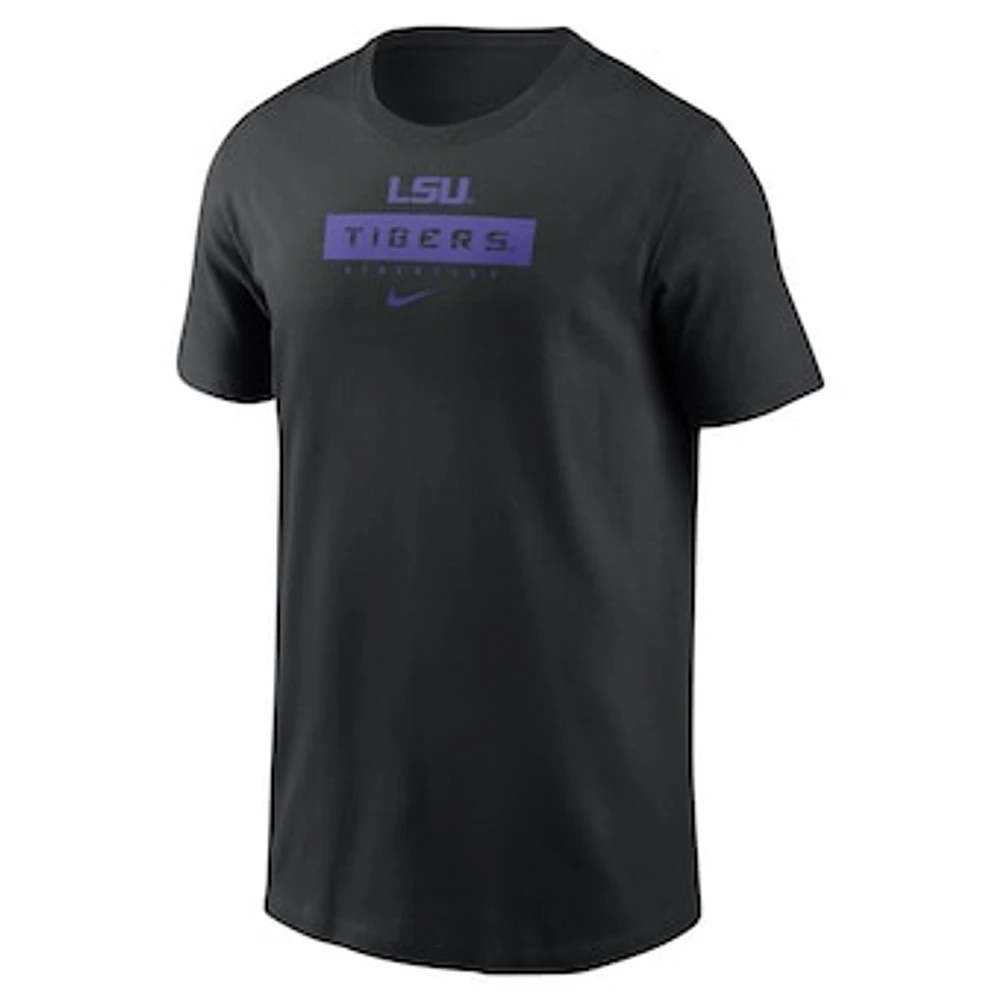 Preschool Nike Black LSU Tigers Team Logo T-Shirt