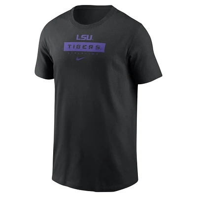 Preschool Nike Black LSU Tigers Team Logo T-Shirt