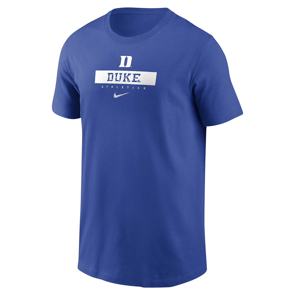 Preschool Nike Royal Duke Blue Devils Team Logo T-Shirt