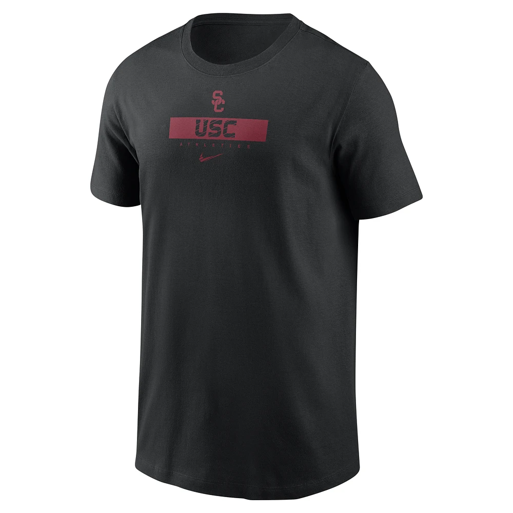 Toddler Nike Black USC Trojans Team Wordmark T-Shirt