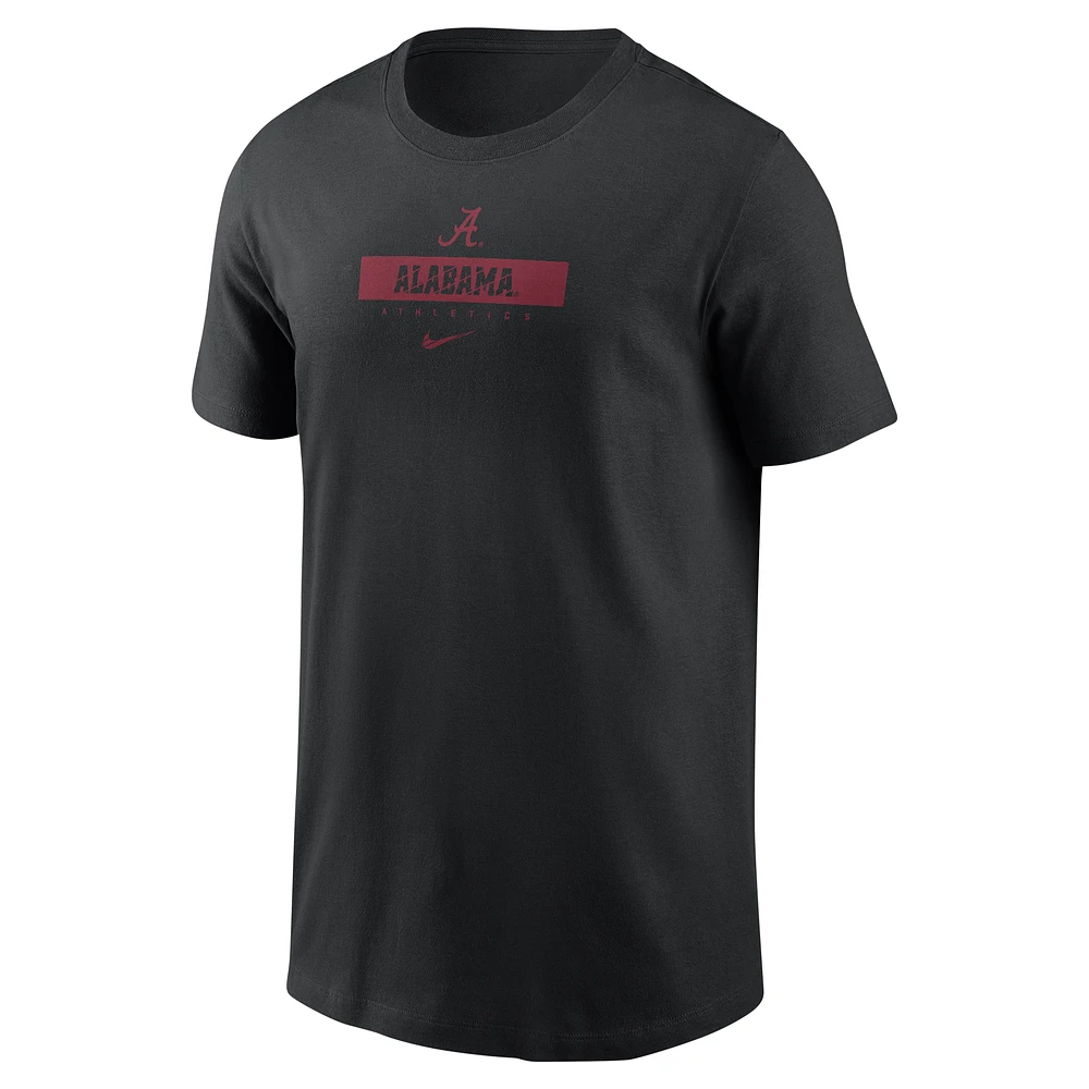 Toddler Nike Black Alabama Crimson Tide Team Wordmark T-Shirt