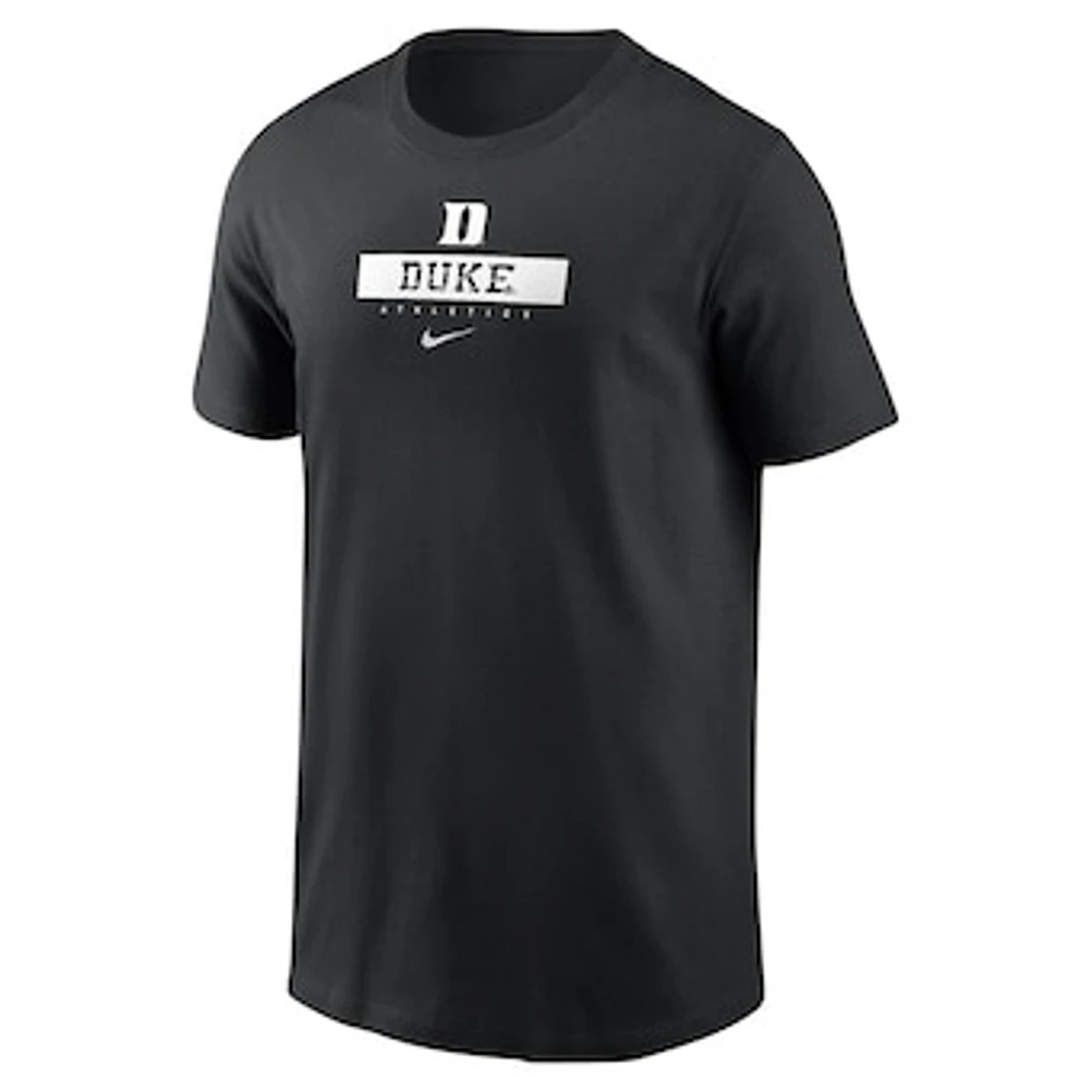 Toddler Nike Black Duke Blue Devils Team Wordmark T-Shirt