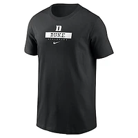 Toddler Nike Black Duke Blue Devils Team Wordmark T-Shirt