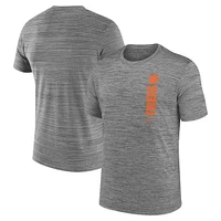 Youth Nike Gray Clemson Tigers Velocity T-Shirt