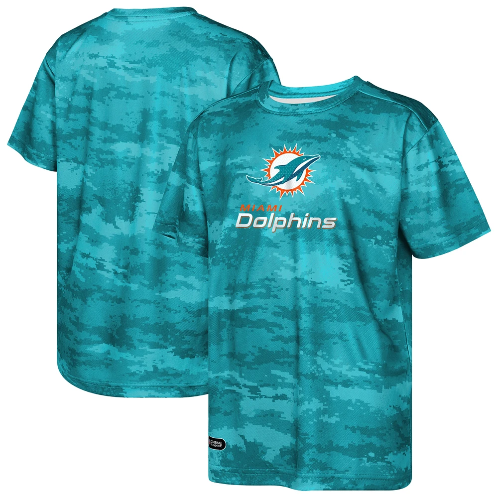 Juvenile Aqua Miami Dolphins Scrimmage T-Shirt