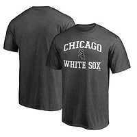 Men's Fanatics  Gray Chicago White Sox Big & Tall Heart T-Shirt