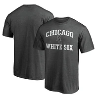 Men's Fanatics  Gray Chicago White Sox Big & Tall Heart T-Shirt