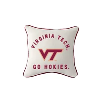 Little Birdie Virginia Tech Hokies Square Piped Pillow