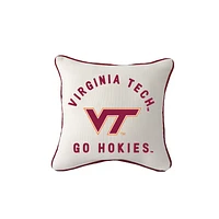 Little Birdie Virginia Tech Hokies Square Piped Pillow