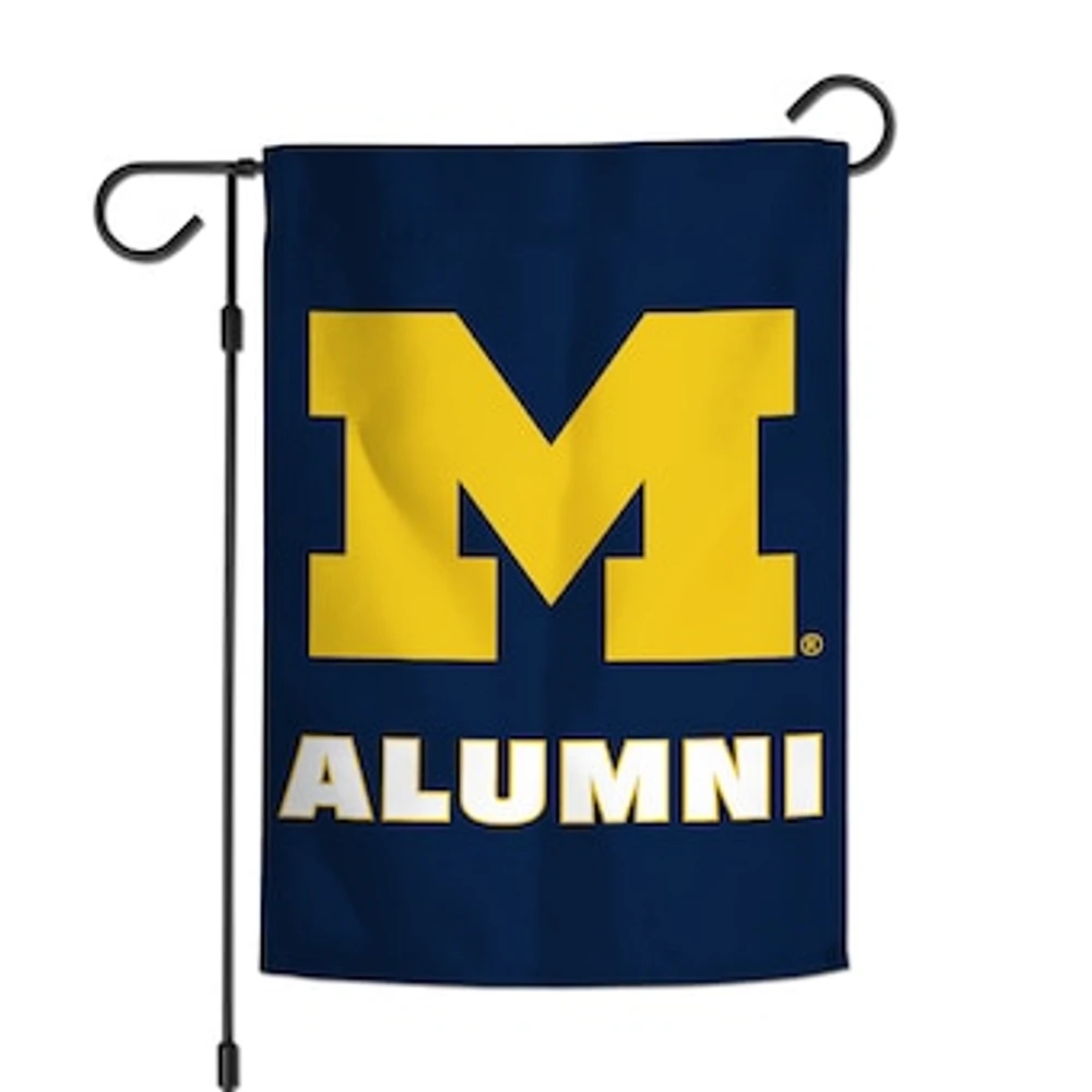 WinCraft Michigan Wolverines 12" x 18" Double-Sided Alumni Garden Flag