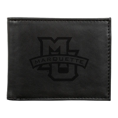 Black Marquette Golden Eagles Billfold Wallet