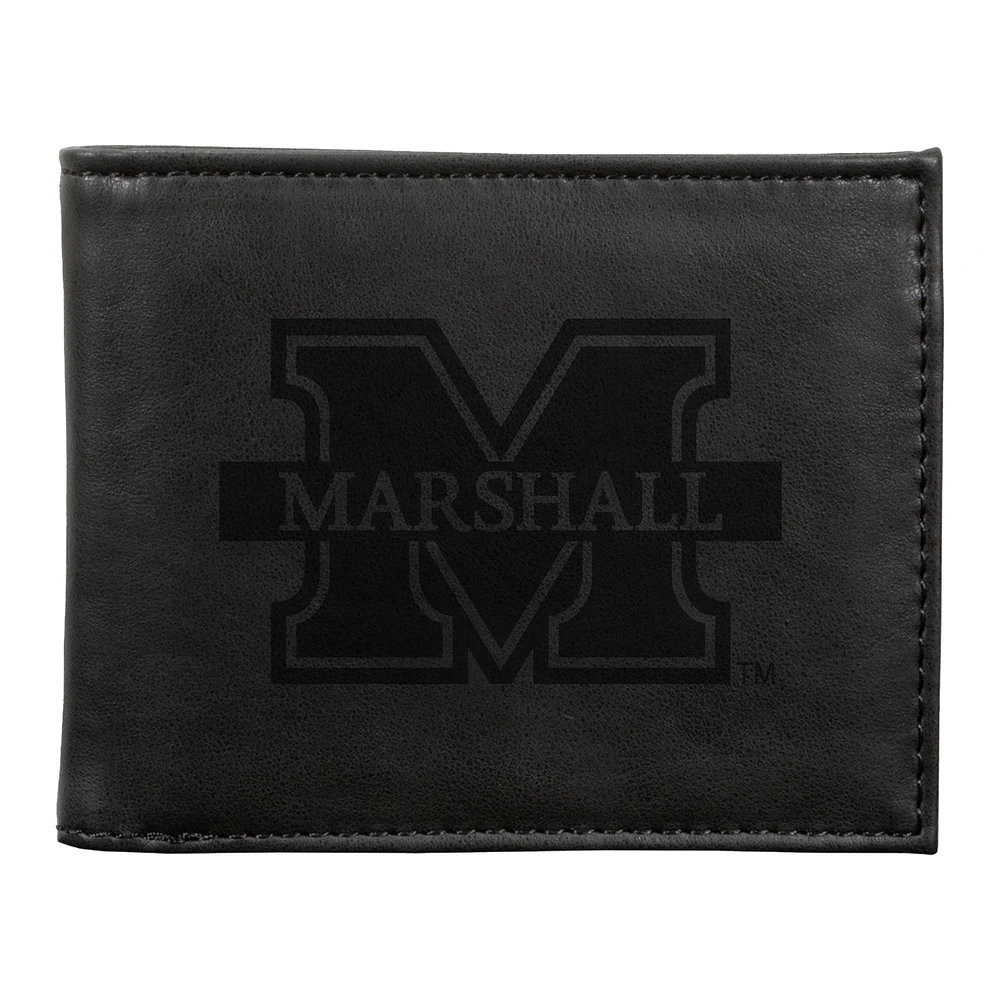 Black Marshall Thundering Herd Billfold Wallet