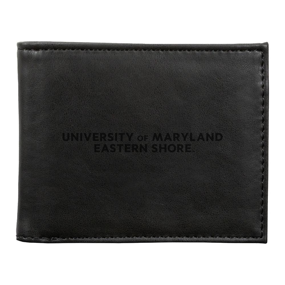 Black Maryland Eastern Shore Hawks Billfold Wallet