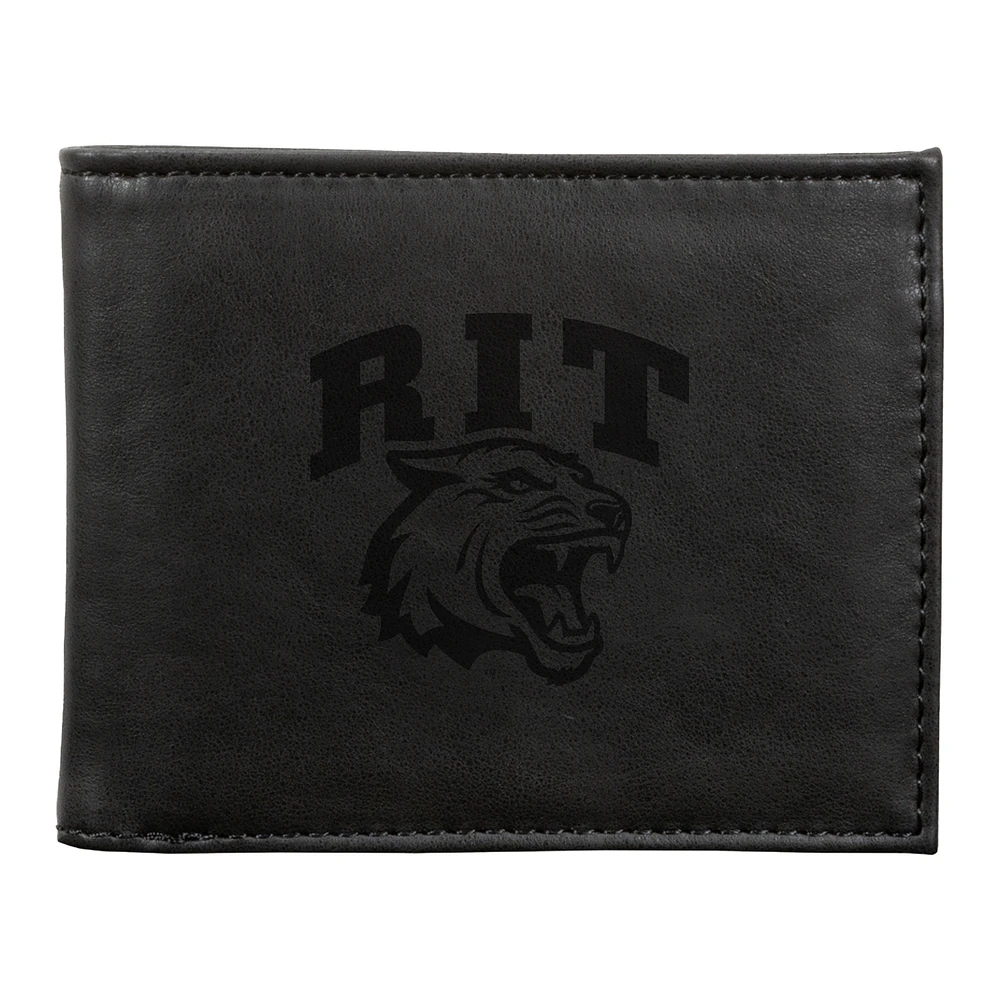 Black Rochester Institute of Technology Tigers Billfold Wallet