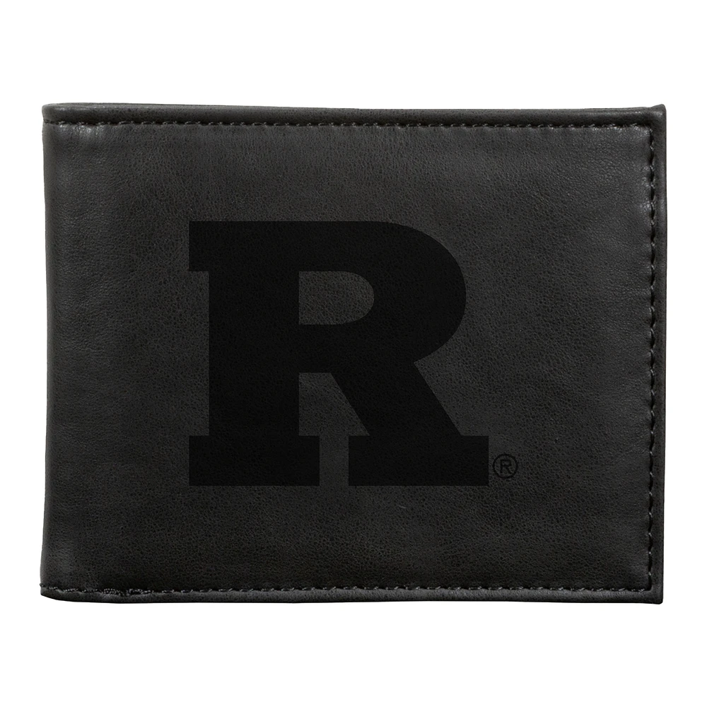 Black Rutgers Scarlet Knights Billfold Wallet